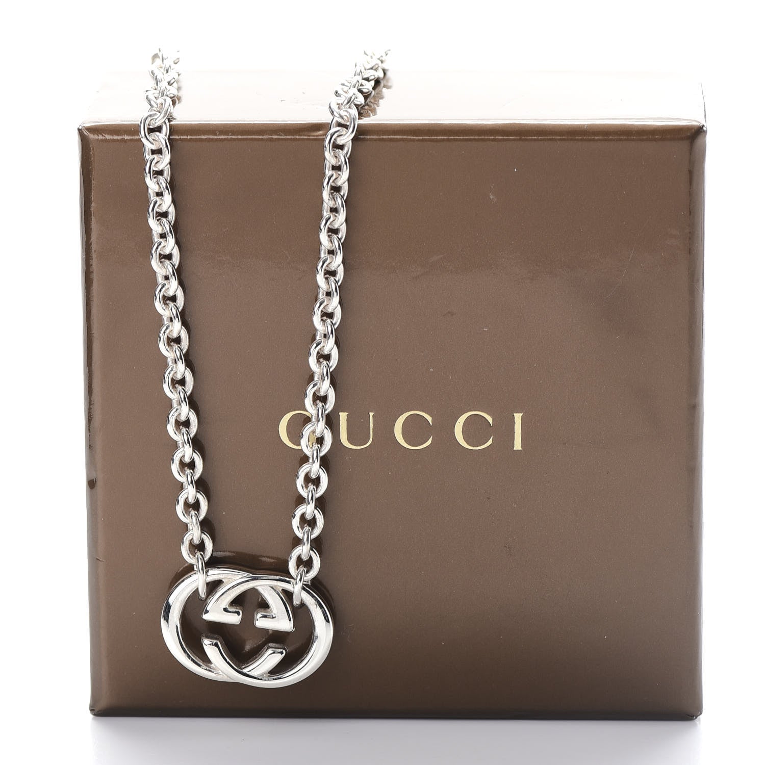Gucci Sterling Silver Britt Necklace 6 of 6
