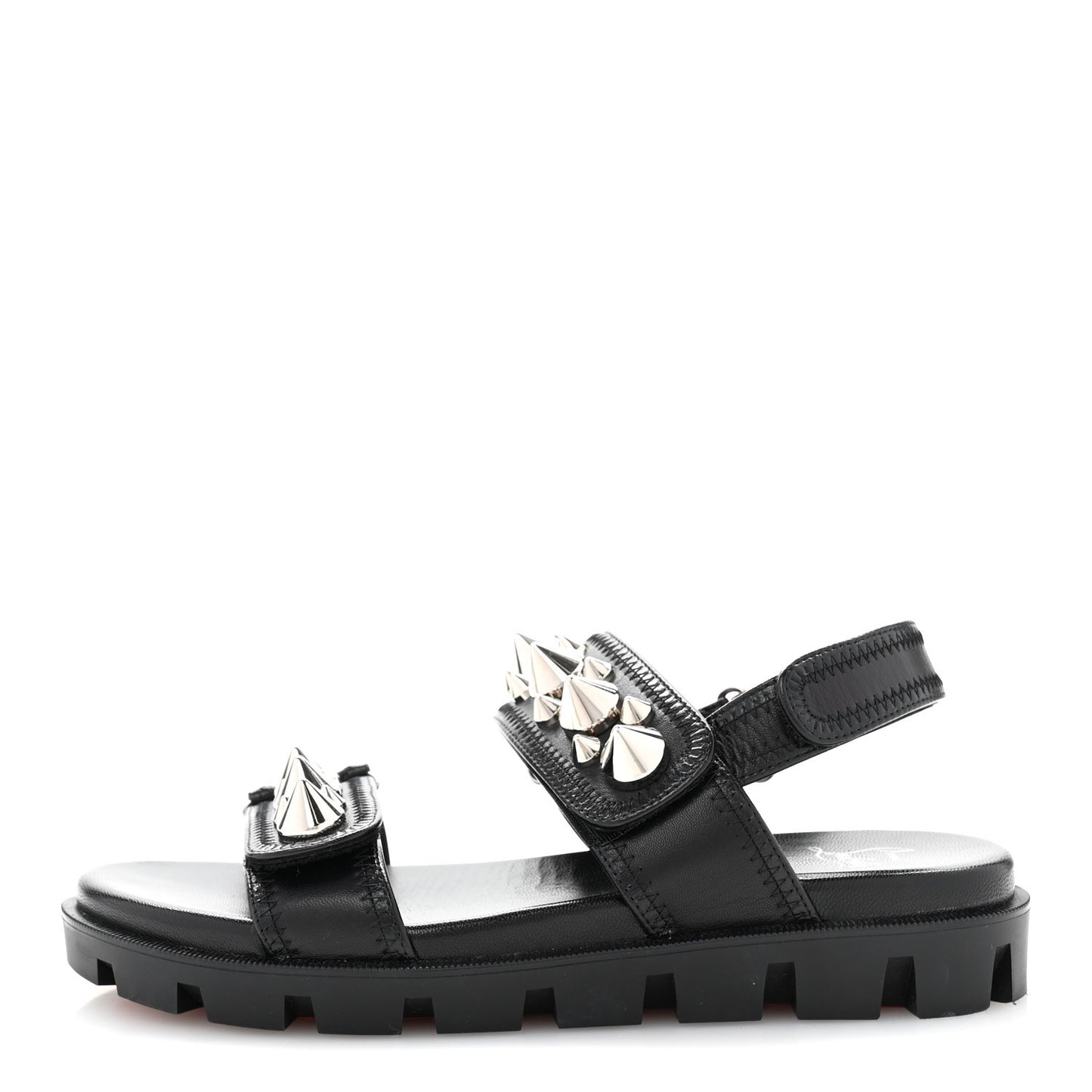 Nappa Spikita Cool Platform Sandals 37.5 Black