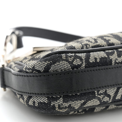 Christian Dior Monogram Shoulder Bag Pochette Black 9 of 13