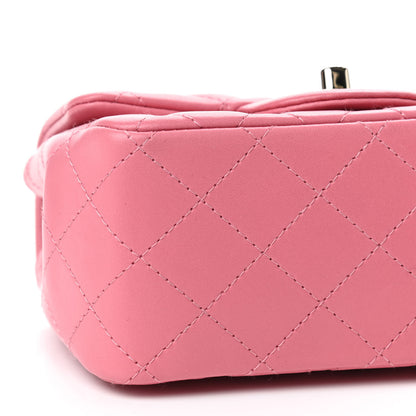 Chanel Lambskin Quilted Mini Square Flap Pink 6 of 9