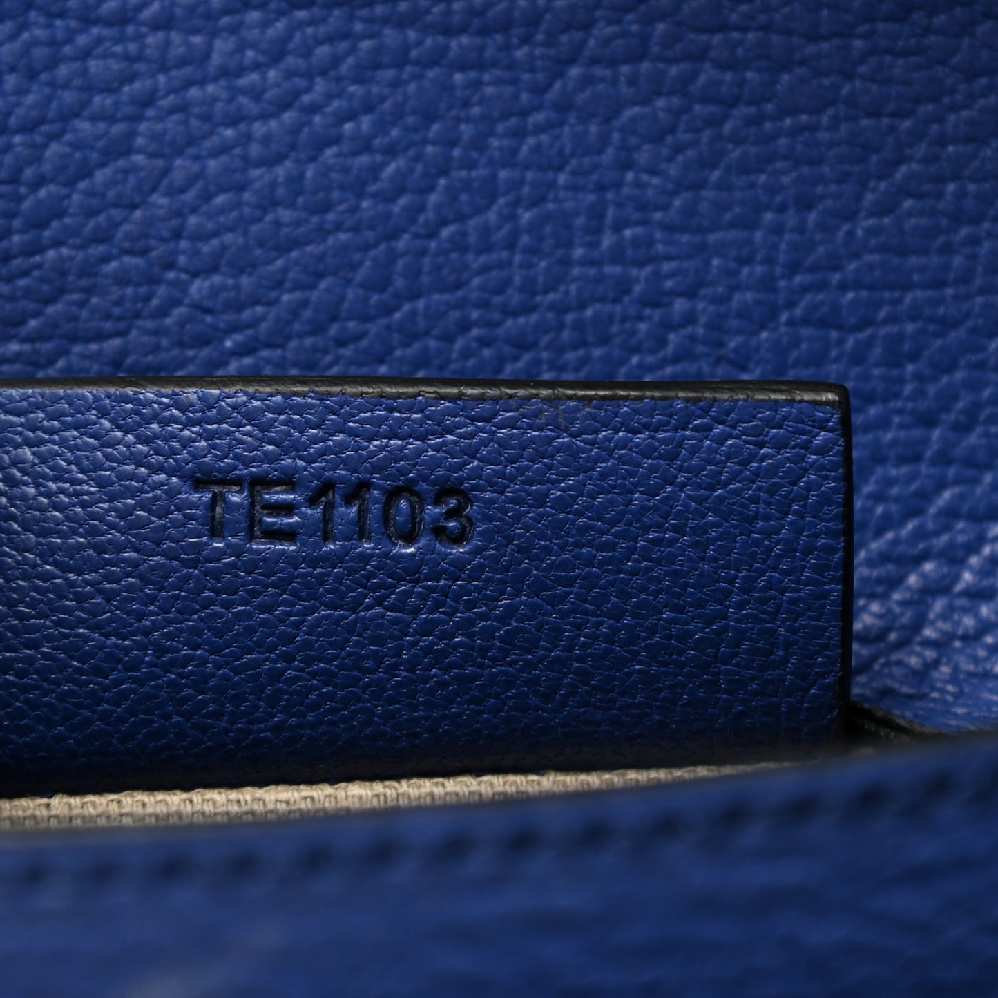 Sugar Goatskin Medium Antigona Envelope Clutch Blue