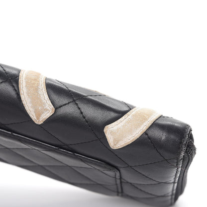 Chanel Cambon Zip Around Organizer Wallet Black White 12 of 25