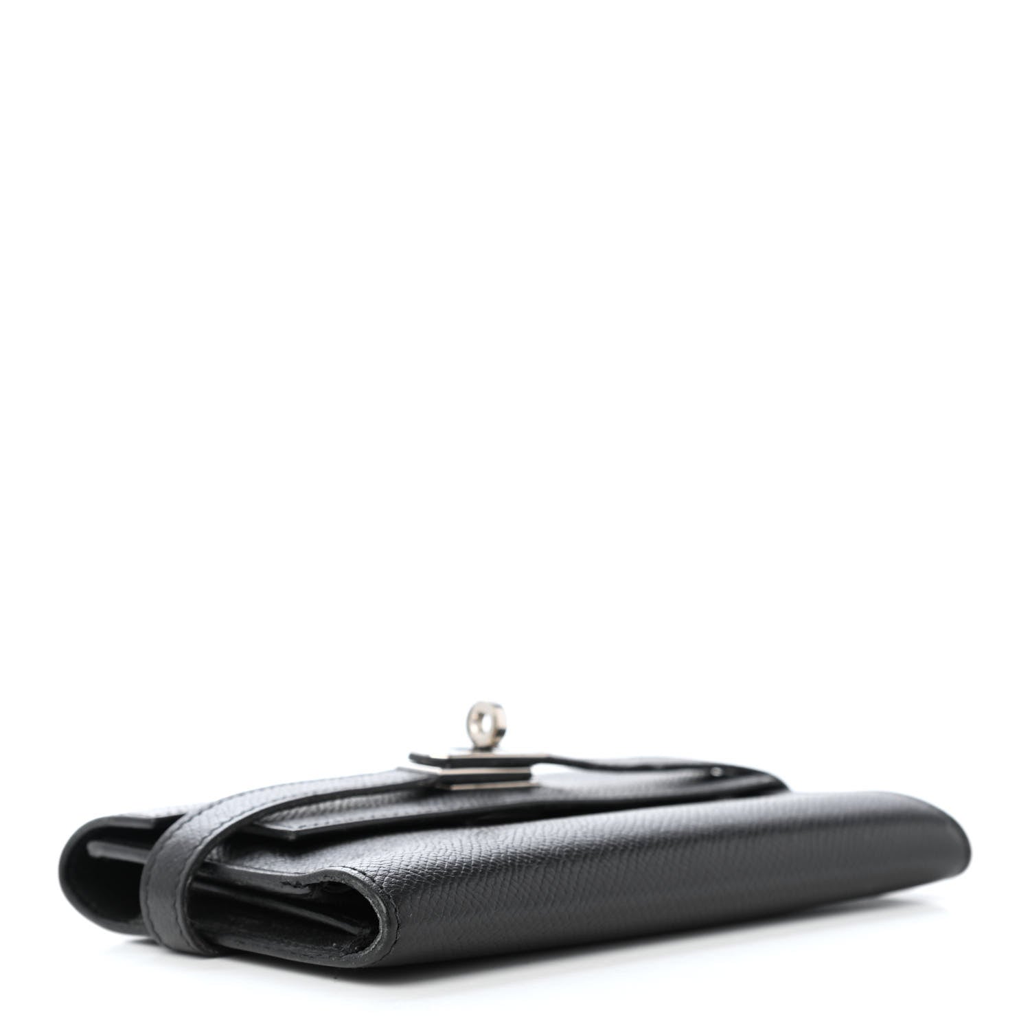 Hermes Epsom Medium Kelly Wallet Black 3 of 4