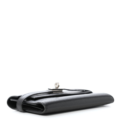 Hermes Epsom Medium Kelly Wallet Black 3 of 4