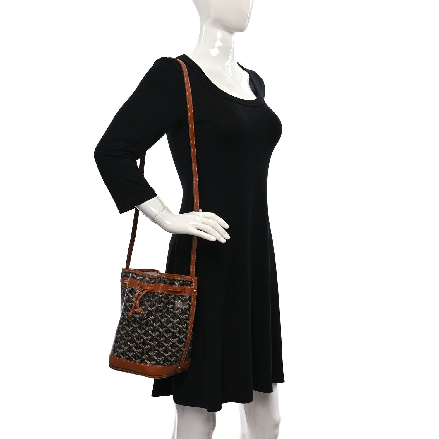 Goyard Goyardine Petit Flot Black Gold 2 of 7