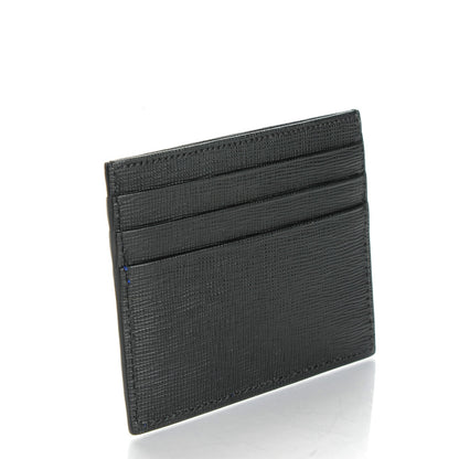 Fendi Vitello Elite Flamingo Lightning Monster Eyes Card Holder Blue Neon White 3 of 8
