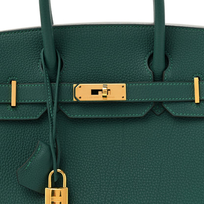 Hermes Togo Birkin 30 Malachite 8 of 14