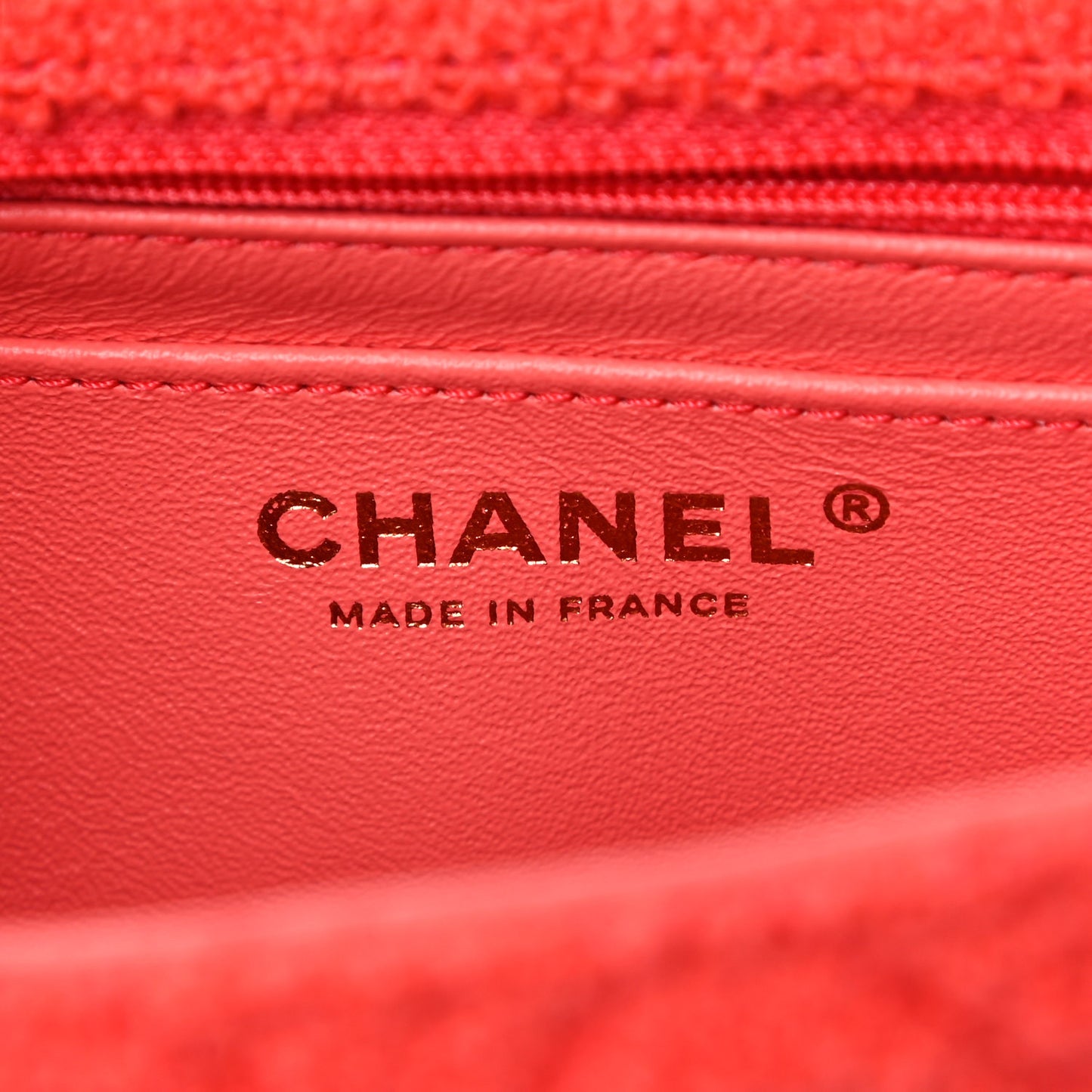 Tweed Quilted 2.55 Reissue Mini Flap Coral