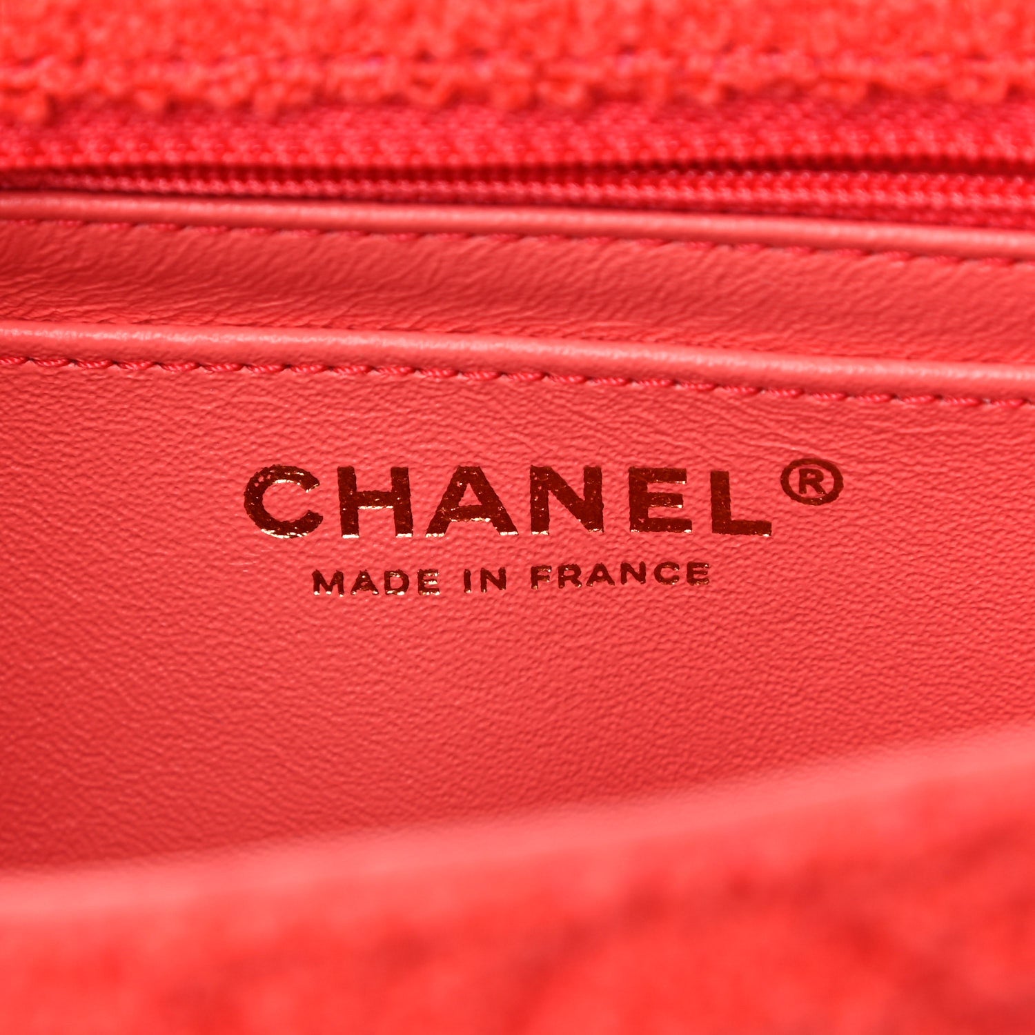 Chanel Tweed Quilted 2.55 Reissue Mini Flap Coral 7 of 13