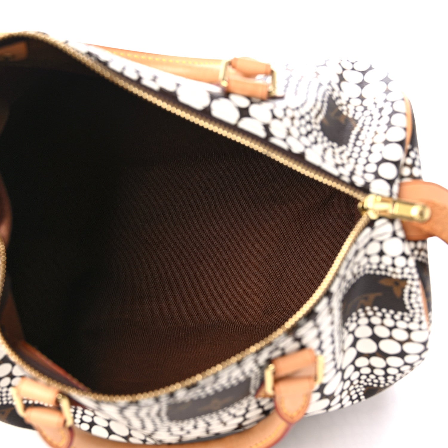 Louis Vuitton Monogram Kusama Town Speedy 30 White 5 of 13