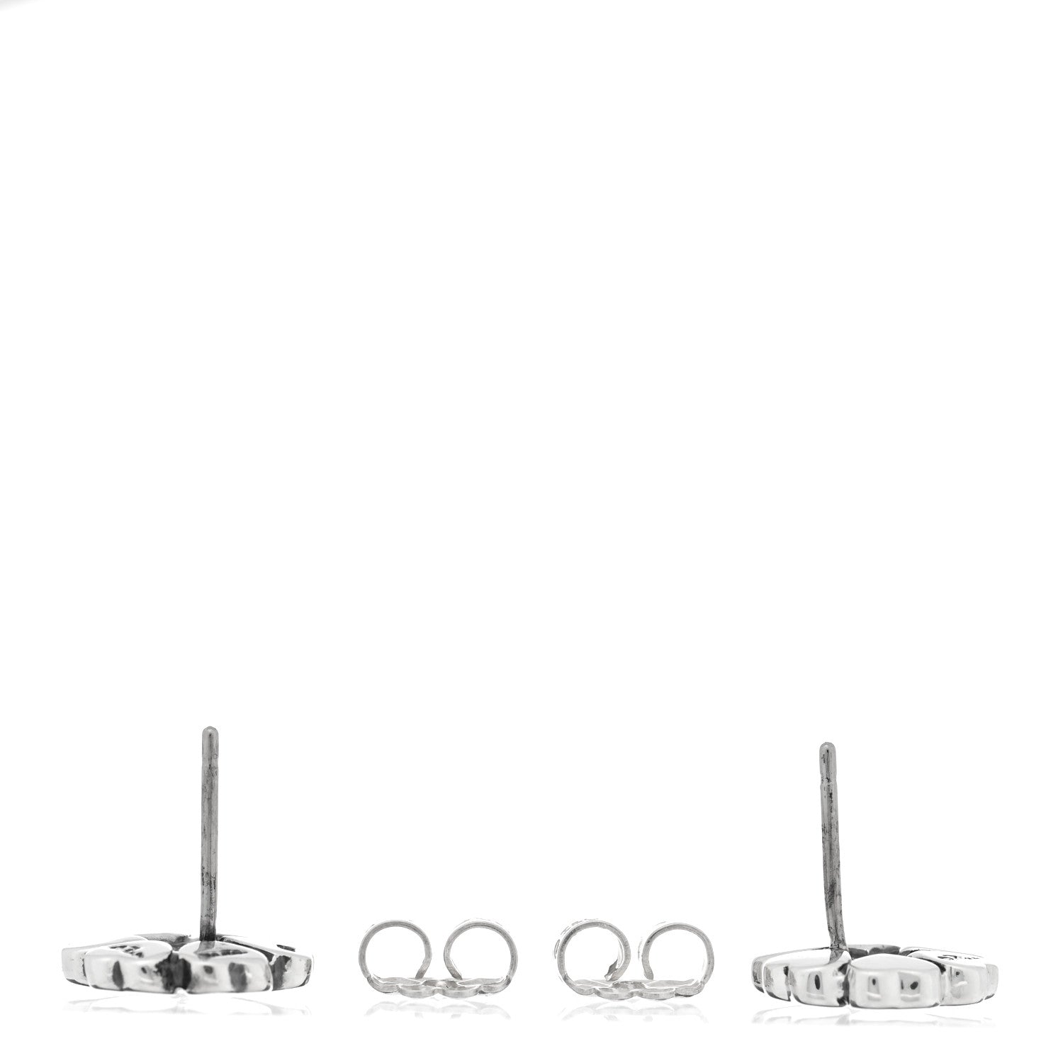Tiffany Sterling Silver Paloma Picasso Crown Of Hearts Earrings 3 of 4