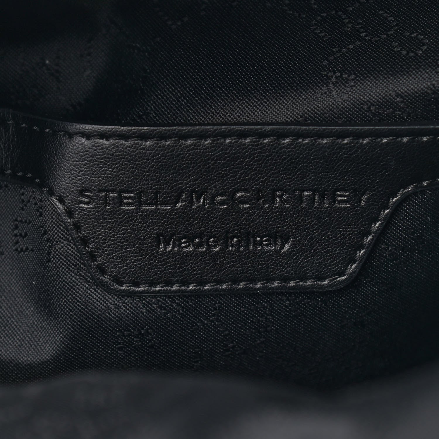 Stella McCartney Velvet Mini Falabella GO Backpack Black 6 of 10