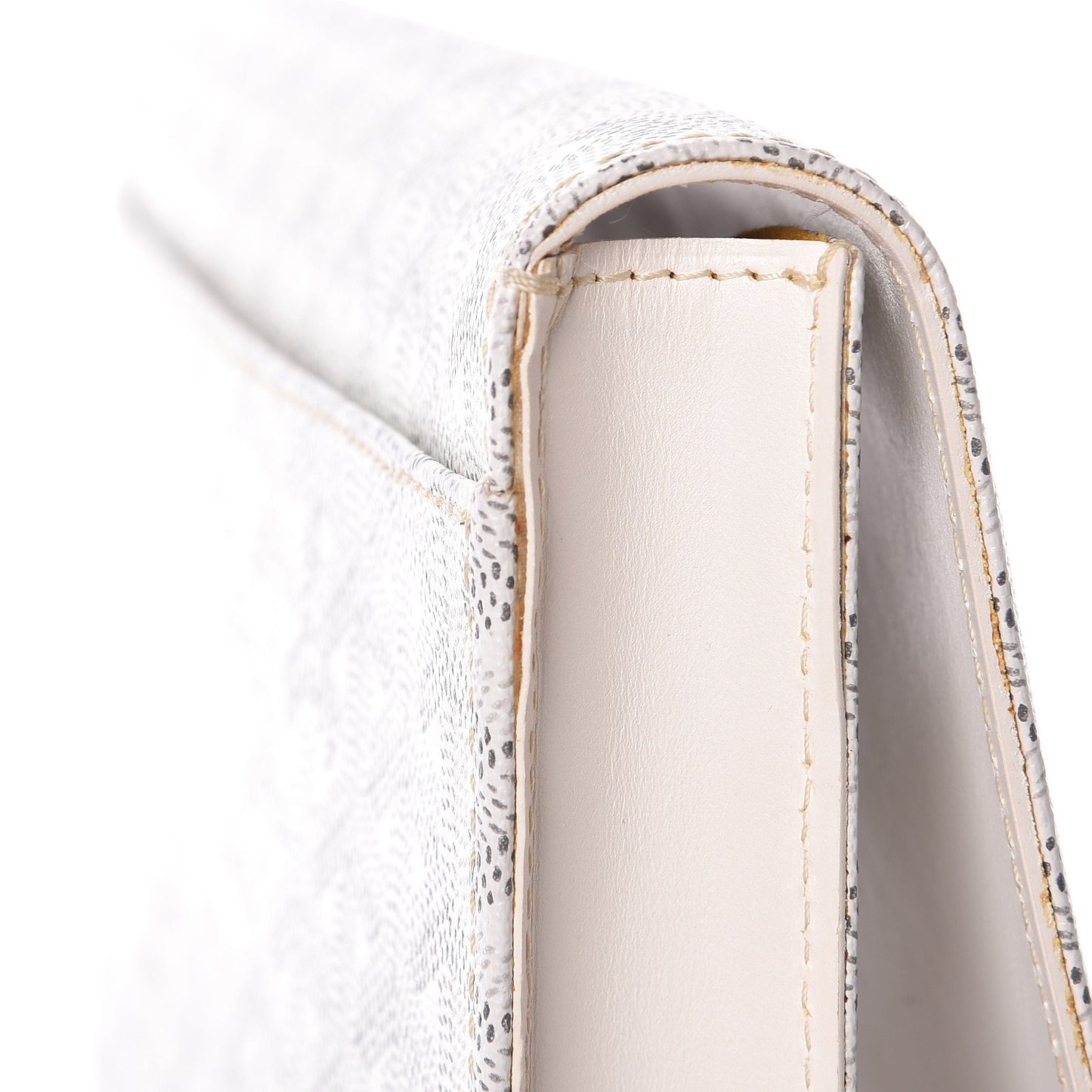 Goyardine Monte Carlo Bois Clutch White