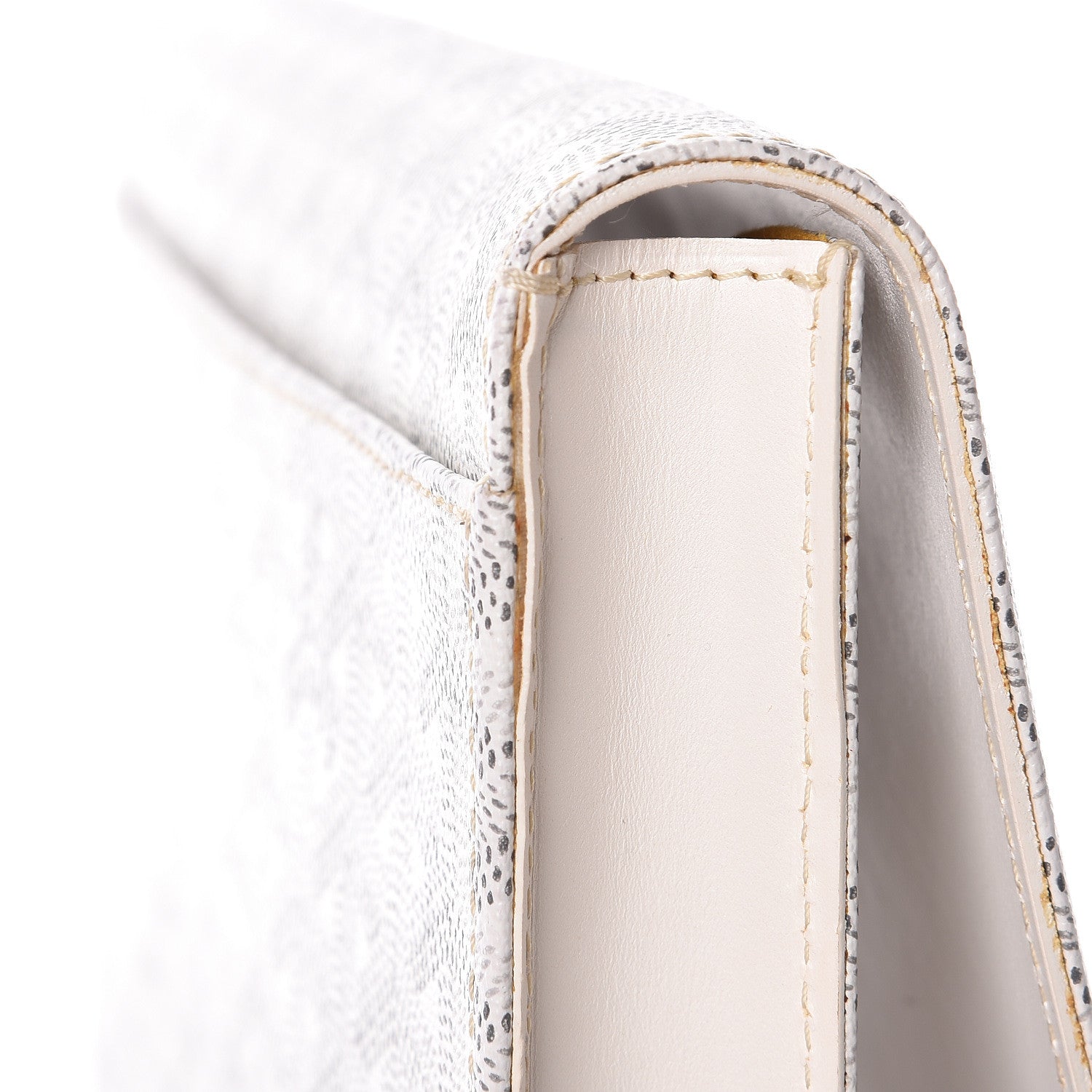 Goyard Goyardine Monte Carlo Bois Clutch White 8 of 9