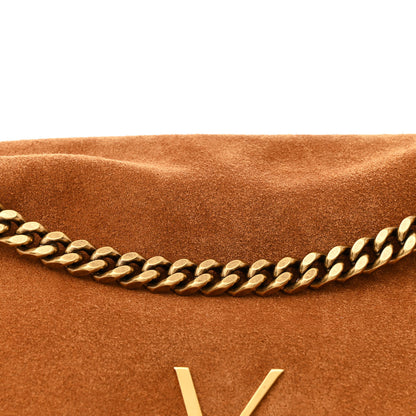Saint Laurent Smooth Calfskin Suede Medium Reversible Monogram Kate Satchel Brick 8 of 11