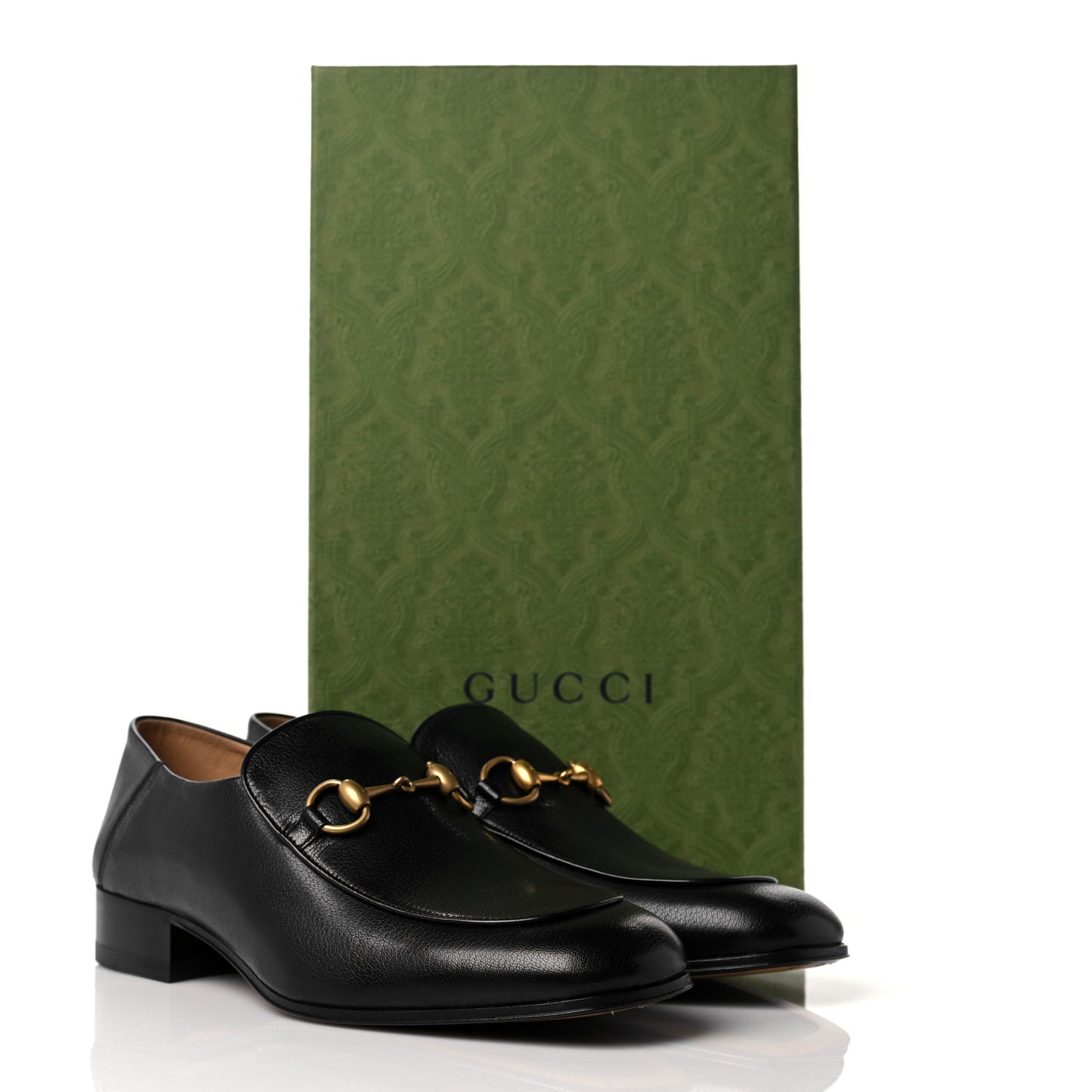 Goatskin Mens Horsebit Loafers 8 Black