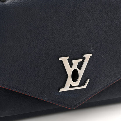 Louis Vuitton Soft Calfskin My Lockme Chain Bag BB Marine Rouge 12 of 12