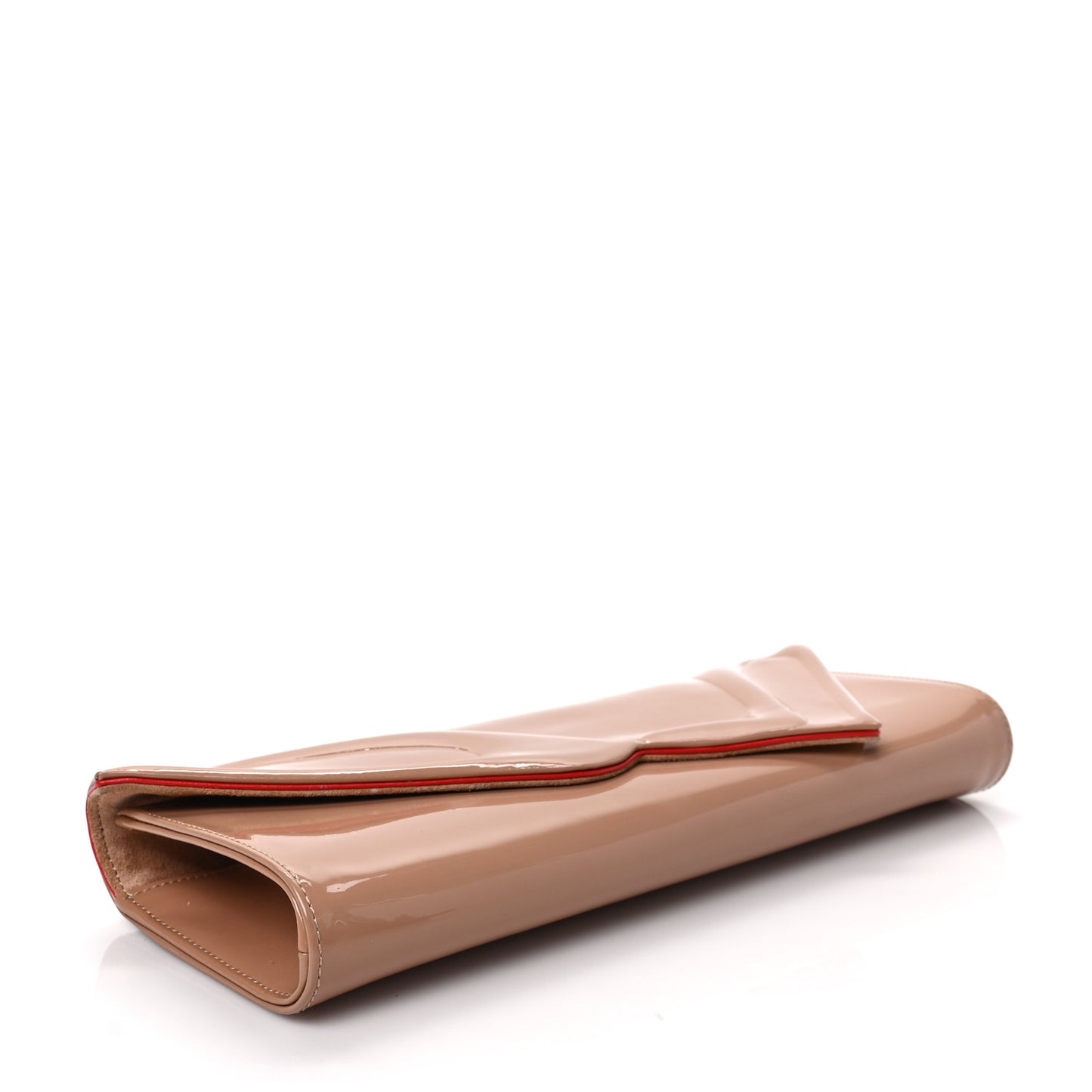 Patent So Kate Baguette Clutch Nude
