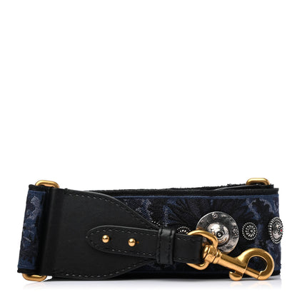 Christian Dior Canvas Embroidered Studded KaleiDiorscopic Adjustable Shoulder Strap Blue 1 of 4