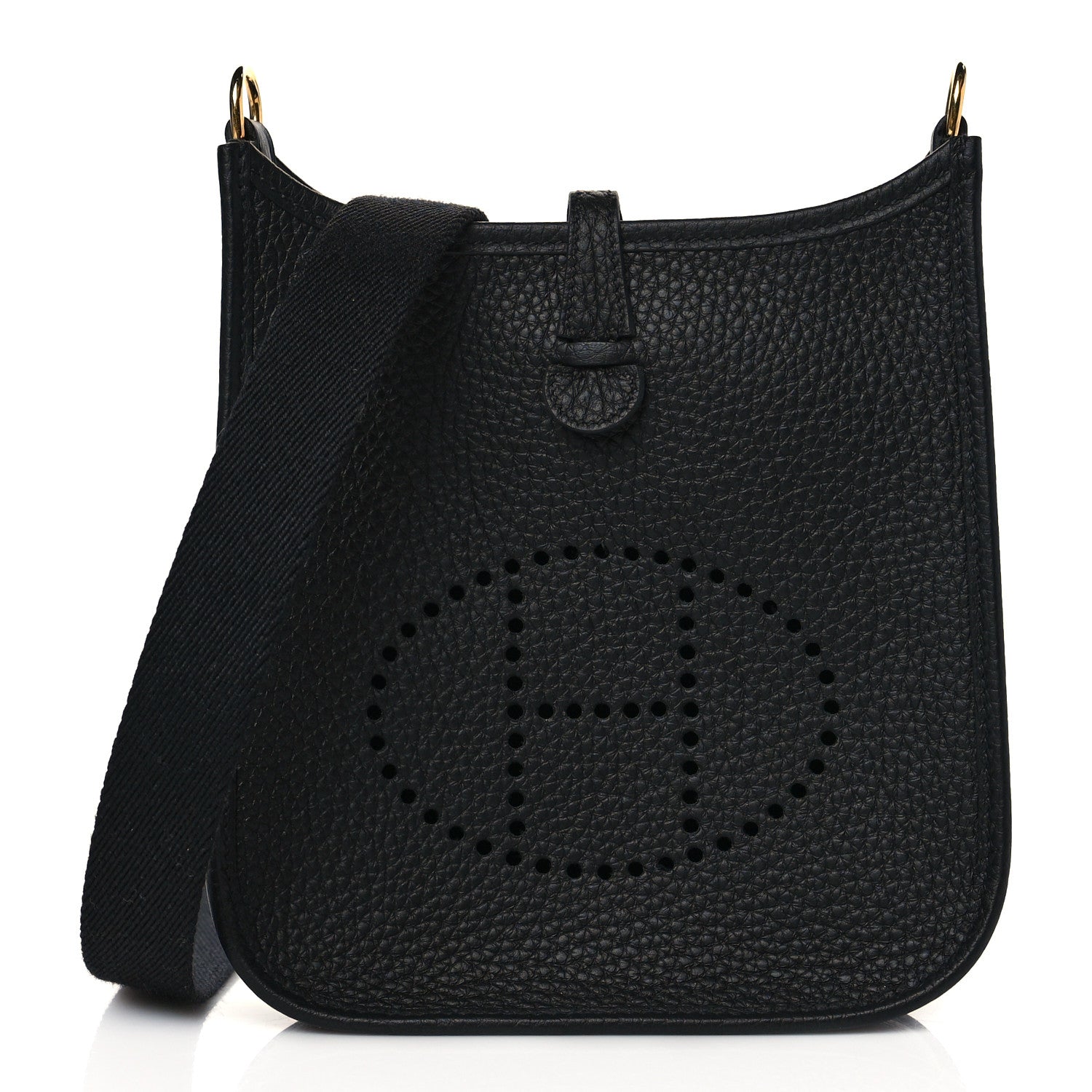 Hermes Taurillon Clemence Evelyne TPM Black 1 of 10