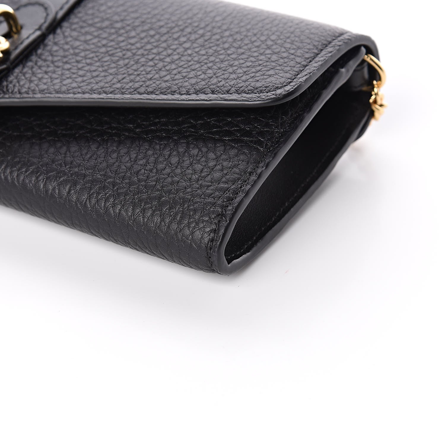 Chloe Shiny Grained Calfskin Aby Wallet on Chain Black 8 of 9