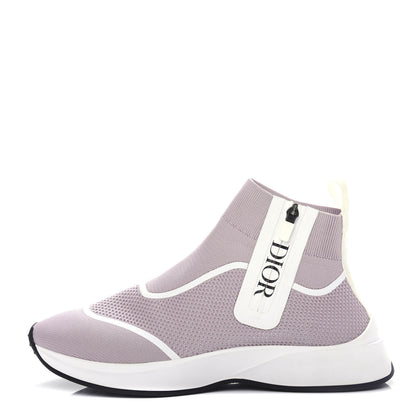 Christian Dior Technical Knit B25 High Top Sneakers 44 Pink 1 of 13