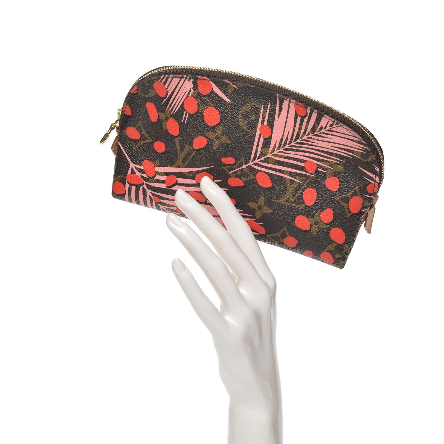 Louis Vuitton Monogram Jungle Dots Cosmetic Pouch Sugar Pink Poppy 2 of 6
