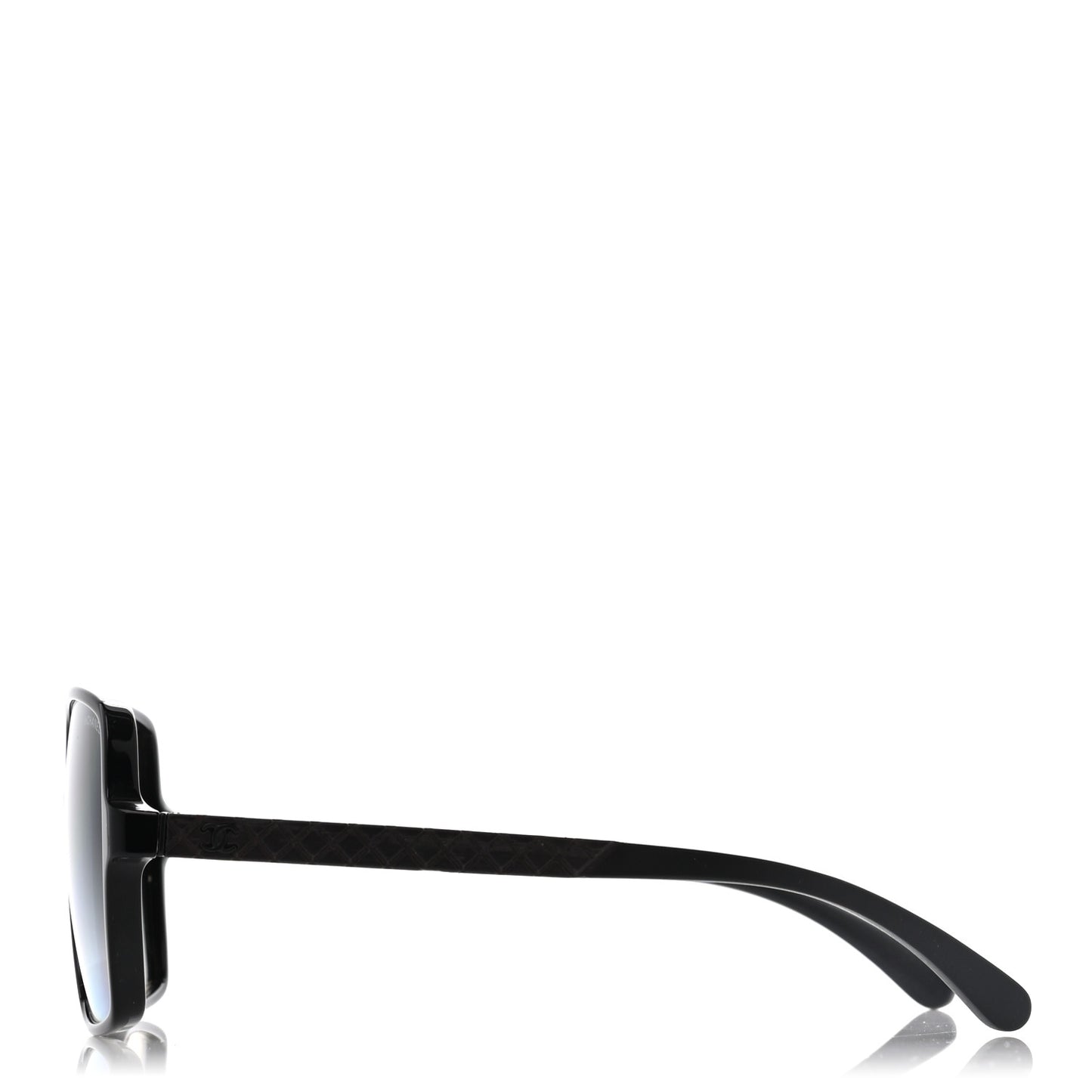 Acetate Square Sunglasses Black