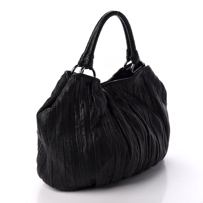 Miu Miu Nappa Matelasse Tote Black 3 of 9
