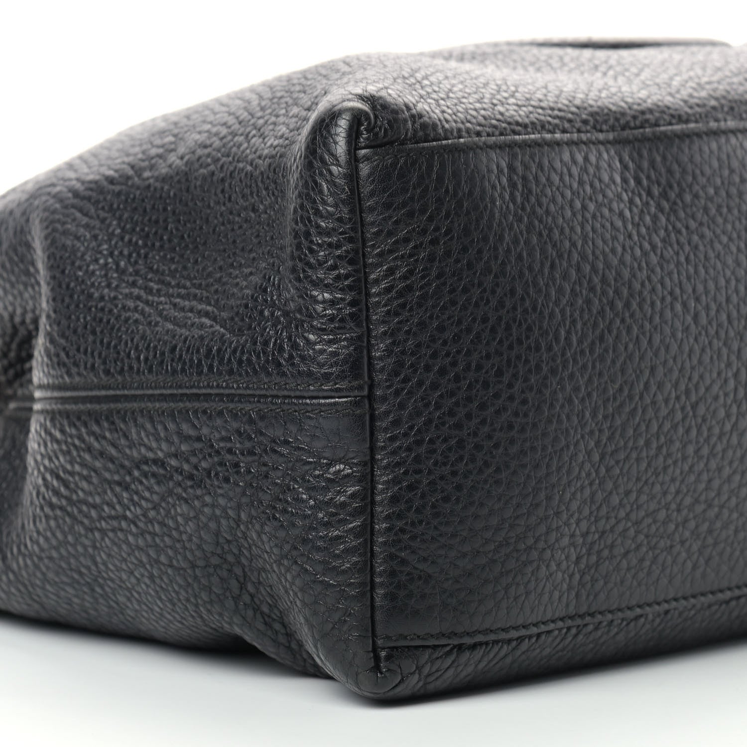 Gucci Pebbled Calfskin Medium Soho Chain Shoulder Bag Black 8 of 17