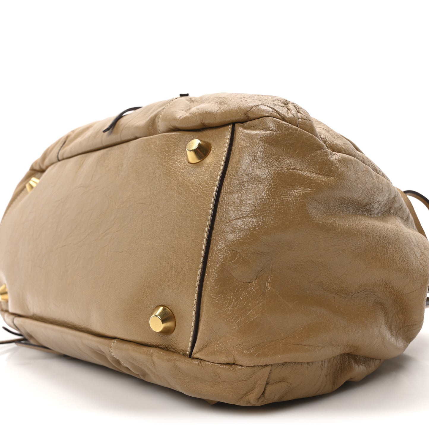 Nappa Lux Two Way Handbag Sabbia