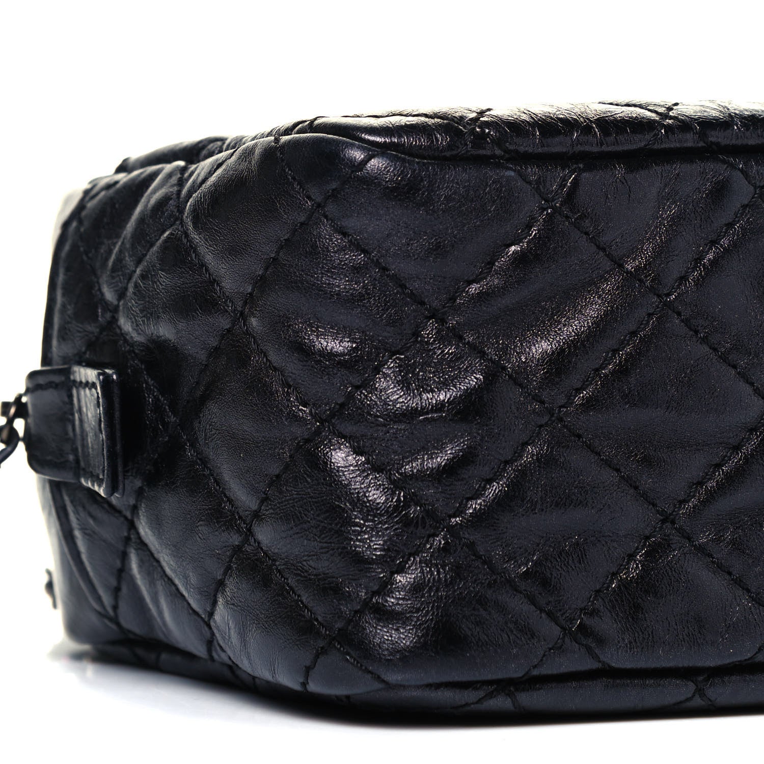 Chanel Aged Calfskin Quilted Small Reissue Camera Case So Black 9 of 10