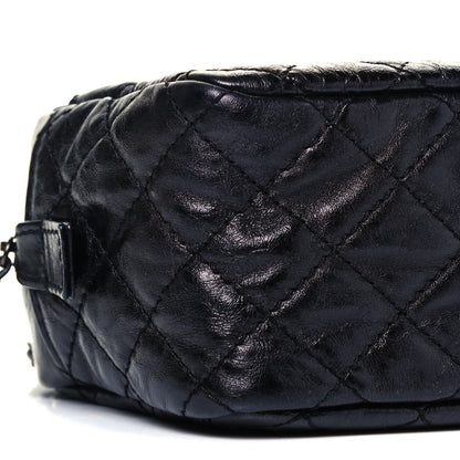 Chanel Aged Calfskin Quilted Small Reissue Camera Case So Black 9 of 10