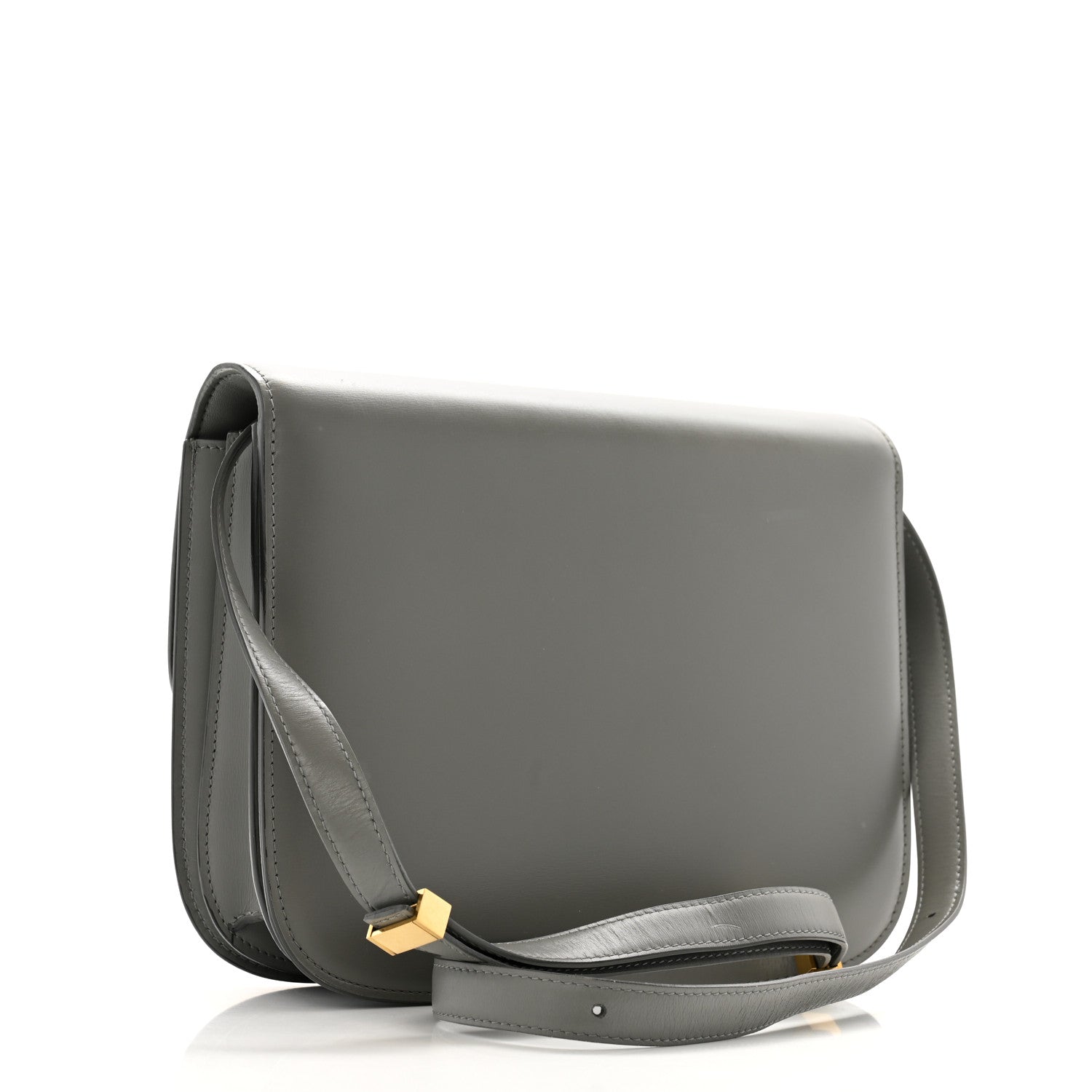 Celine Box Calfskin Medium Classic Box Flap Bag Zinc 3 of 15