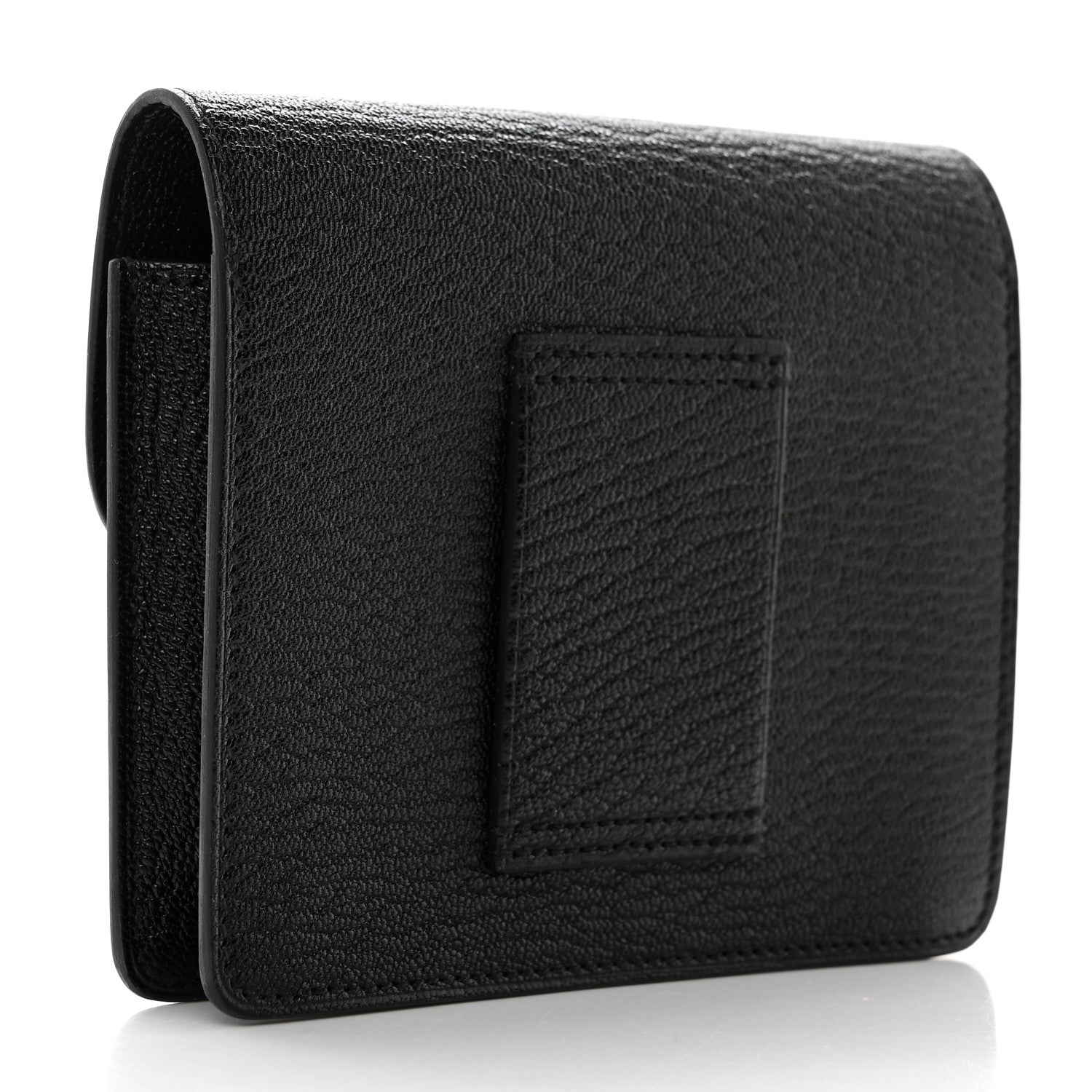 Hermes Chevre Mysore Roulis Slim Wallet Black 5 of 9