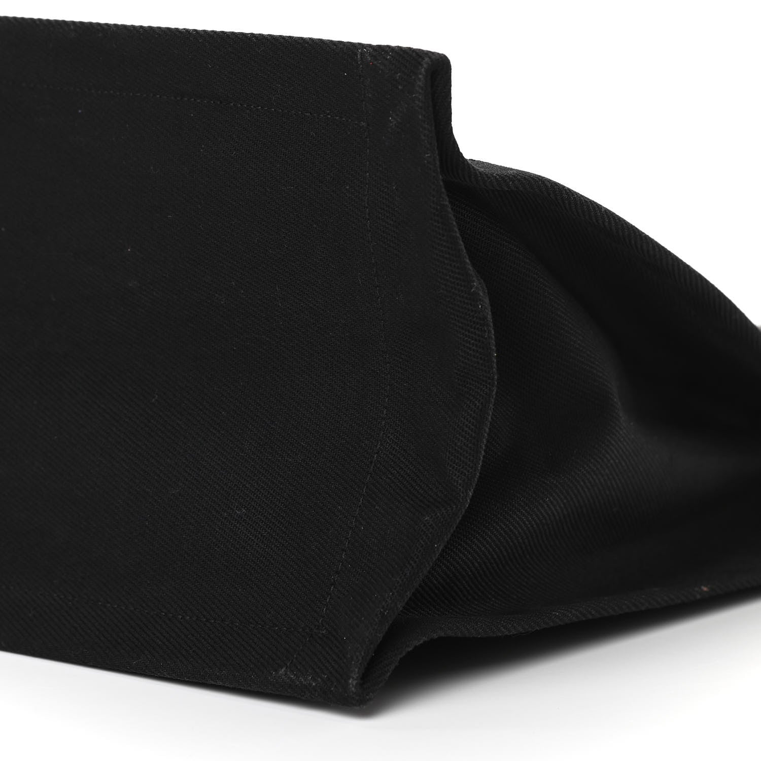 Saint Laurent Linen Calfskin Rive Gauche Tote Black 10 of 10