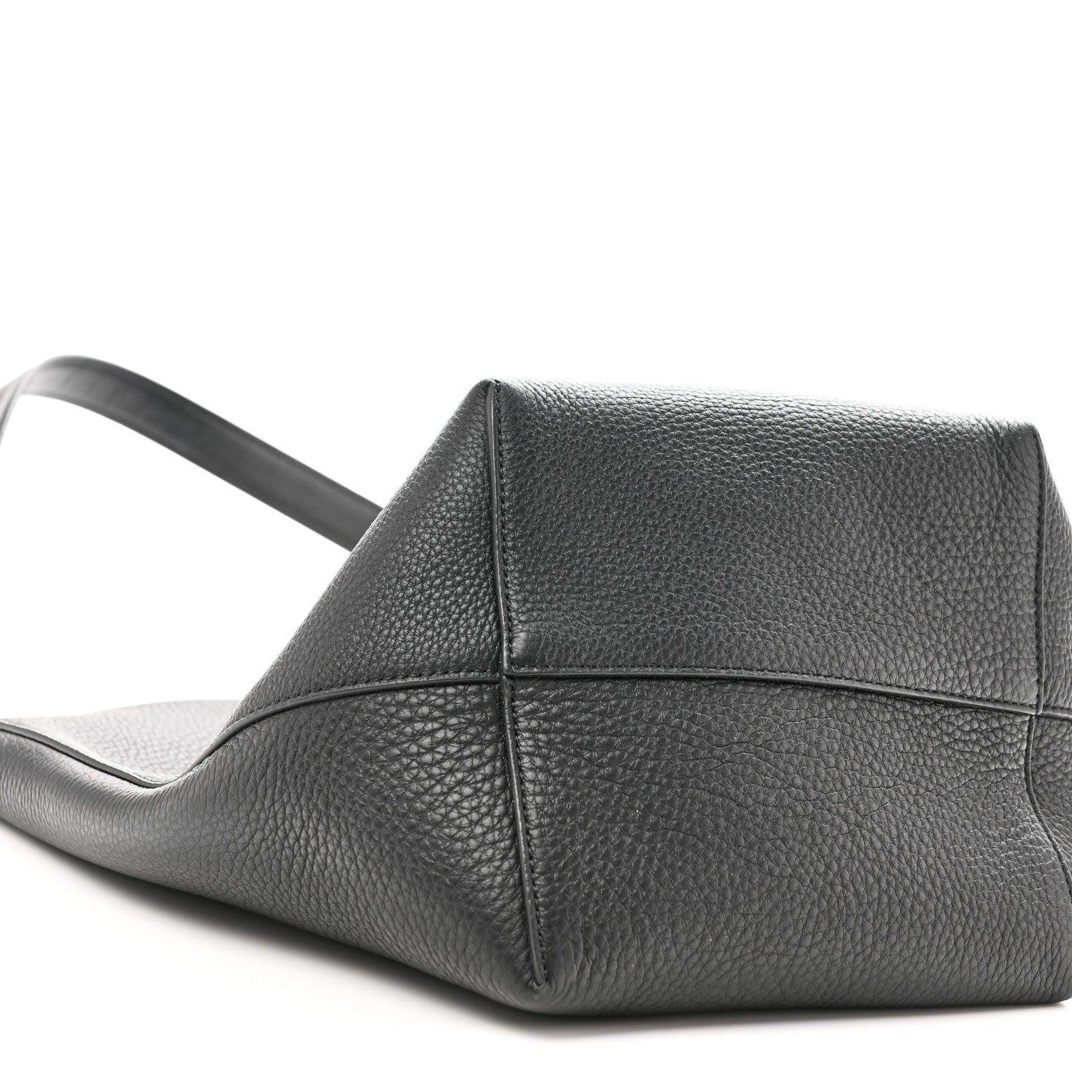 The Row Grained Calfskin Medium N/S Park Tote Black 8 of 9