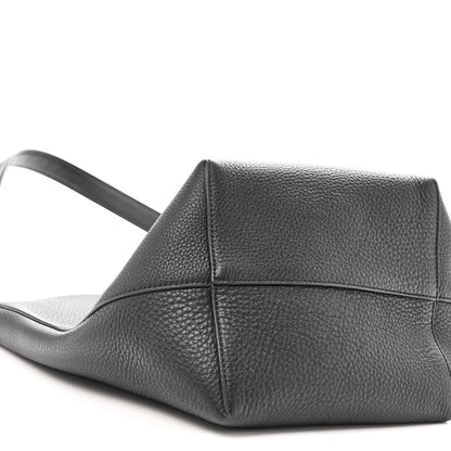 The Row Grained Calfskin Medium N/S Park Tote Black 8 of 9