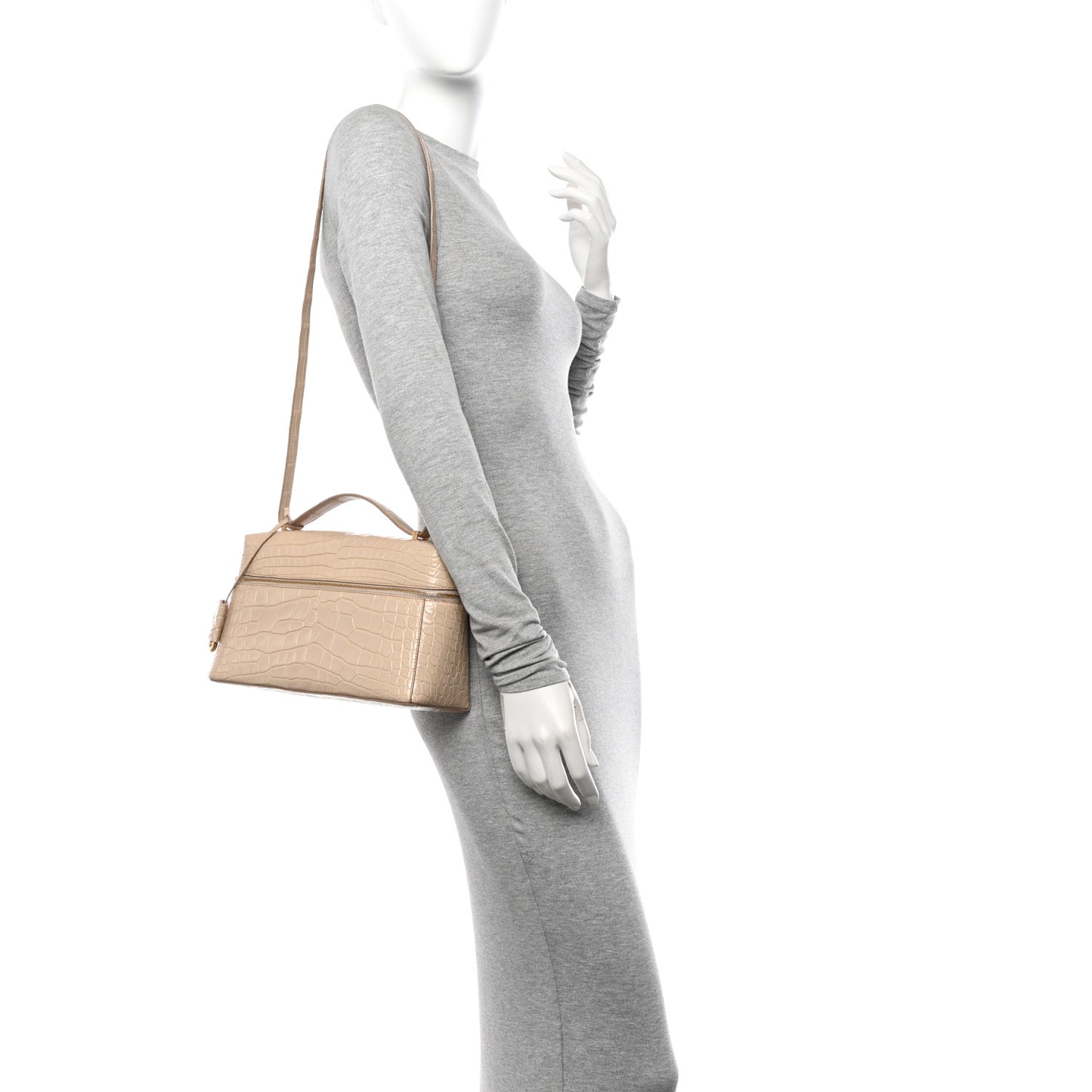 Alligator Extra Bag L27 Beige