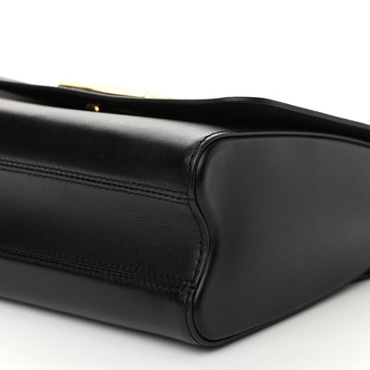 Louis Vuitton Calfskin Monogram Blossom Twist MM Black 9 of 9