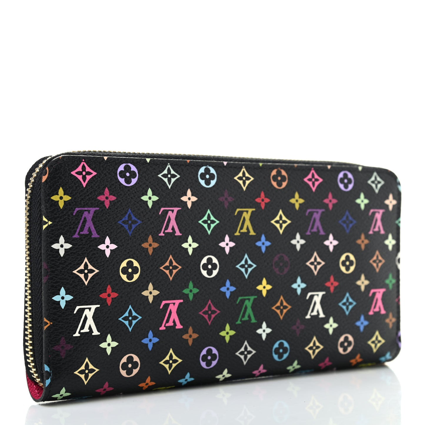 Monogram Multicolor Zippy Wallet Black Grenade