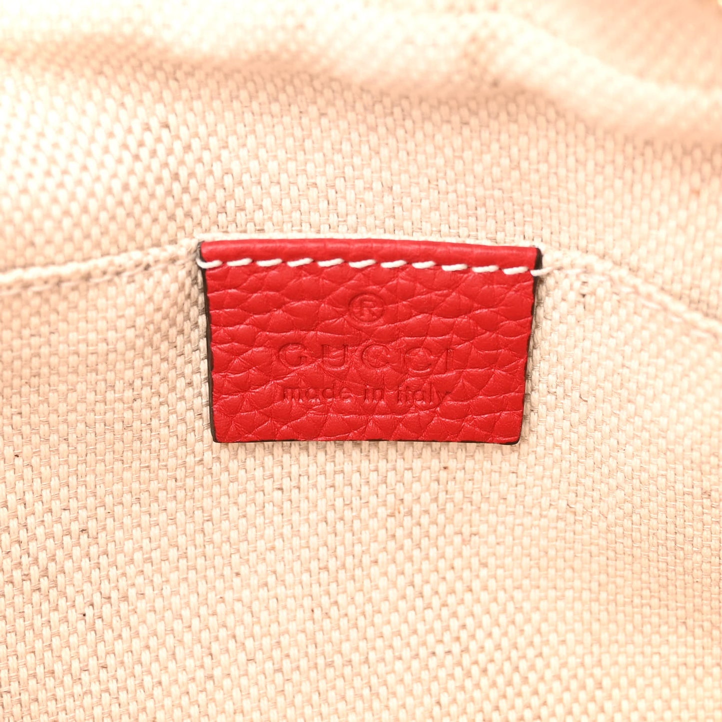 Pebbled Calfskin Small Soho Disco Bag Tabasco Red