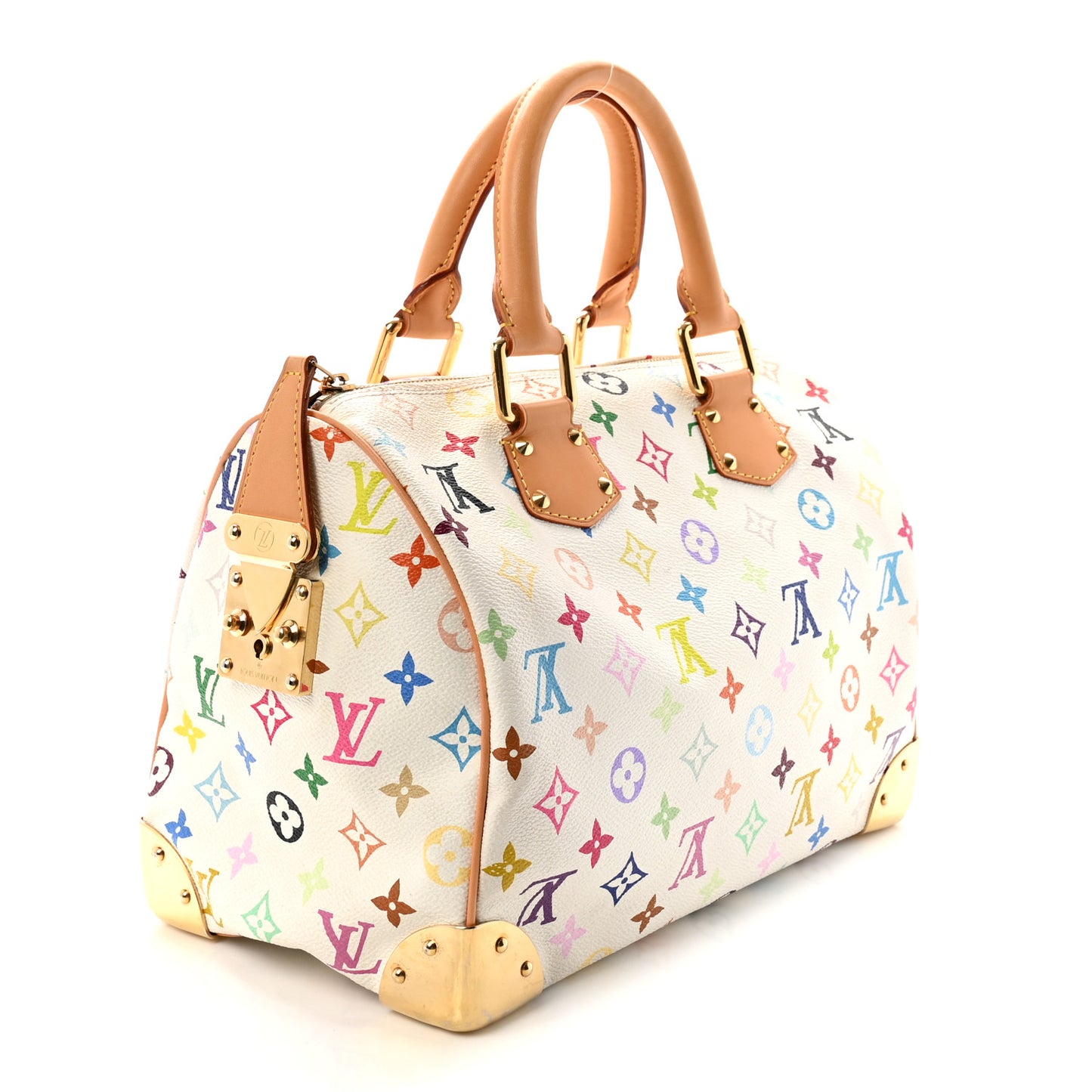 Monogram Multicolor Speedy 30 White