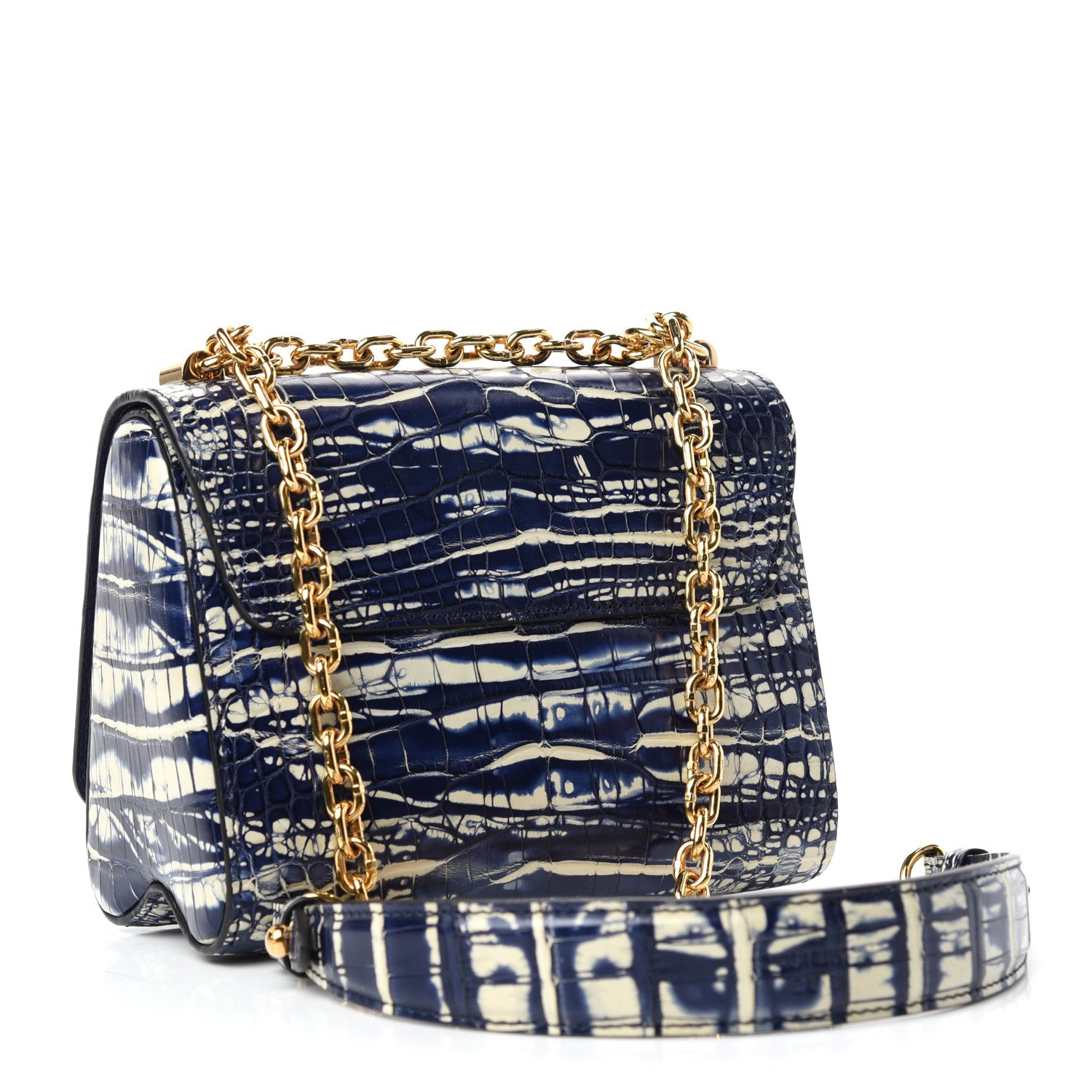Louis Vuitton Alligator Twist Shoulder Bag PM 3 of 8