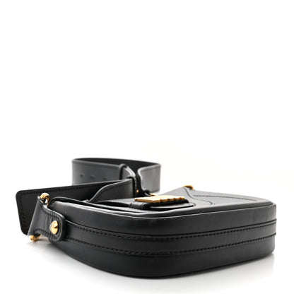 Christian Dior Calfskin D Fence Saddle Bag Black 4 of 15