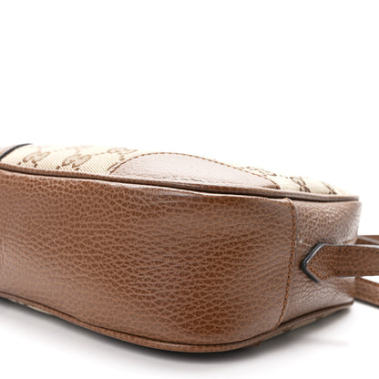 Gucci Monogram Mini Bree Messenger Bag Beige Tabacco 10 of 15