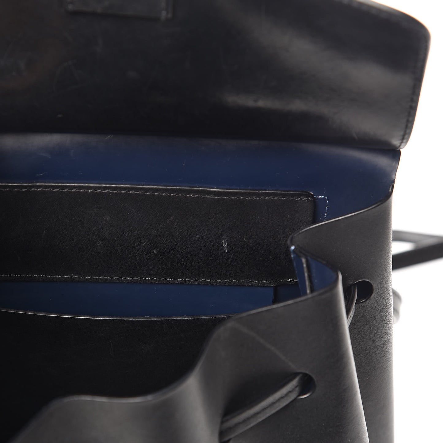 Calfskin Mini Mini Lady Bag Black