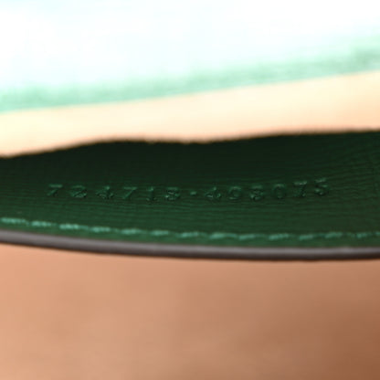 Gucci Azalea Calfskin Web Monochrome Mini Horsebit 1955 Chain Shoulder Bag Emerald 7 of 13