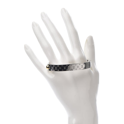 Louis Vuitton Palladium Monogram Nanogram Cuff M 2 of 4