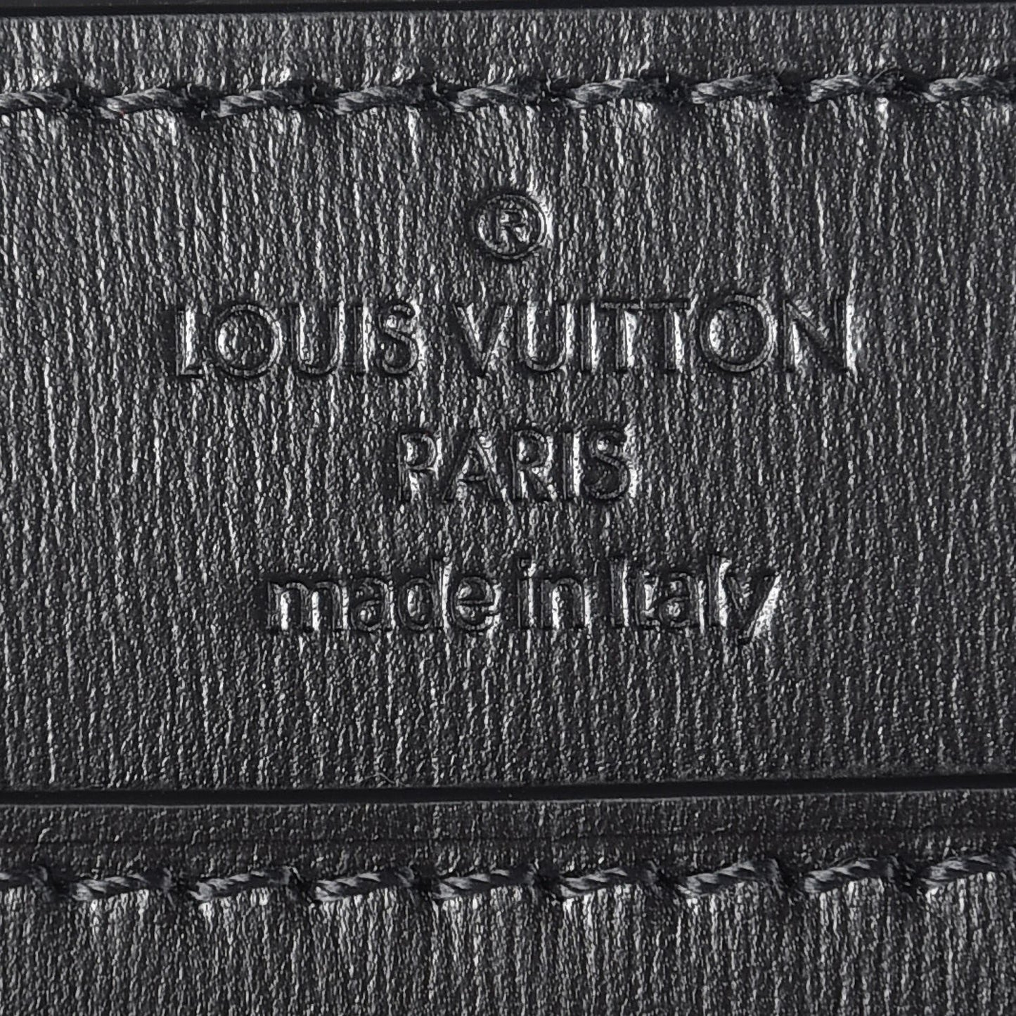 Calfskin Swarovski Louise EW Clutch Black